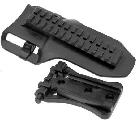 ATSC Pistoolikotelon QLS vyökiinnike Multi Ride Picatinny säädettävä musta - Koteloiden lisävarusteet - 23470 - 2