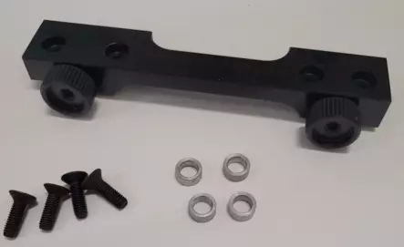 Pikavaihtojalusta Tikka T3x / T3 Optilock-renkaille terästä - Tikka - 19780 - 1