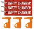 ATSC Empty Chamber tyhjän panospesän huomiomerkki lipulla 3 kpl setti - Puhdistuspenkit ja työkalut - 23520 - 1