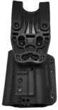 ATSC Pistoolikotelo Warrior M3 säädettävä yleismalli valoille Mid Ride musta oikeankätinen - Valokotelot - 23180 - 2