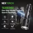 Nextorch TA30D Max taktinen valaisin setti 4000 lumenia 450 m - Käsivalaisimet
 - 22280 - 11