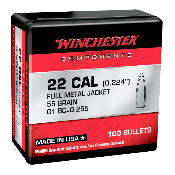 .224 Winchester 55 grainia FMJ 100 kpl - .224 - 14220 - 1