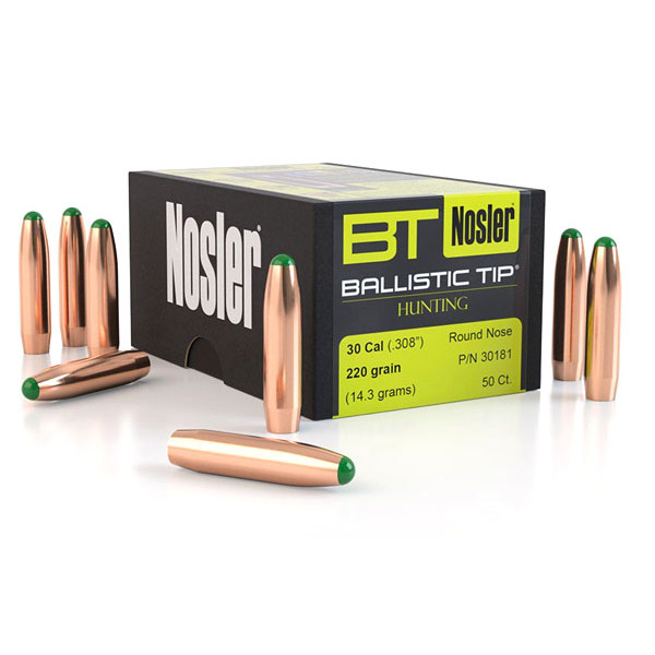 .308 Nosler BallisticTip 220 grainia RN 50 kpl - .308 - 13540 - 1