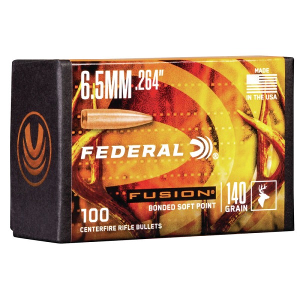 6,5 mm Federal 140 grainia Fusion BT 100 kpl - 6,5 mm (.264) - 14470 - 1