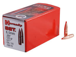 6,5 mm Hornady SST 123 grainia 100 kpl - 6,5 mm (.264) - 10350 - 1