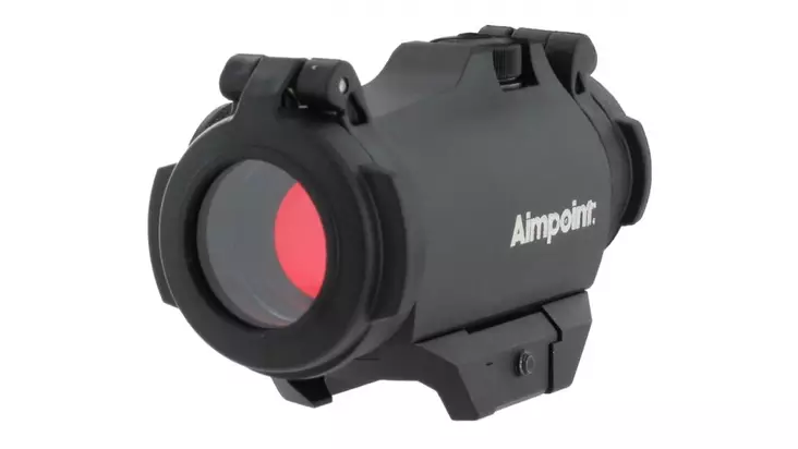 Aimpoint Micro H-2 4 MOA Weaver/Picatinny jalustalla - Punapistetähtäimet ja laserit - 11900 - 1