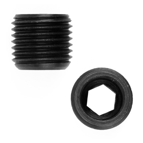 Grovtec push button vastakappaleet tukkiin 2 kpl kierteellä - Hihnalenkit ja -nastat - 13850 - 1