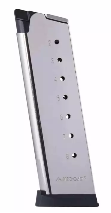 Mec-Gar lipas 1911 45 ACP 8 panosta RST, muovipohja - Pistoolin lippaat - 23070 - 1