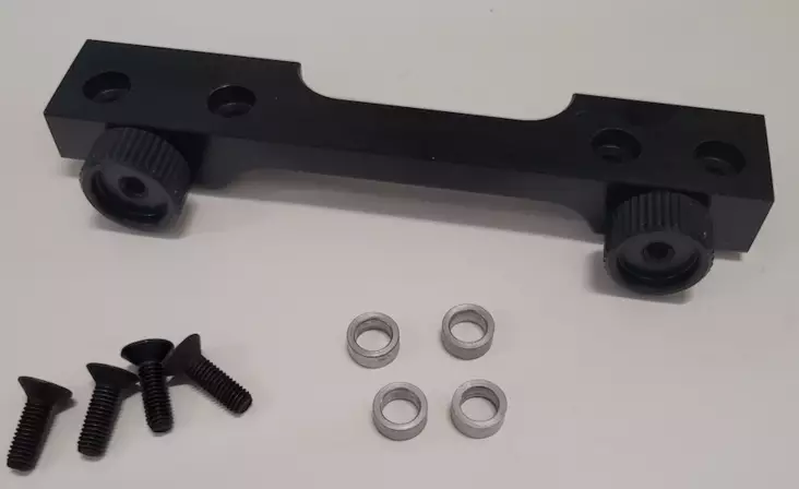 Pikavaihtojalusta Tikka T3x / T3 Optilock-renkaille terästä - Tikka - 19780 - 1