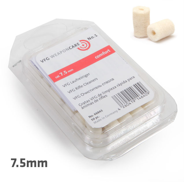 VFG huopatulppa 7,5 mm 50 kpl - VFG tulpat - 11850 - 1