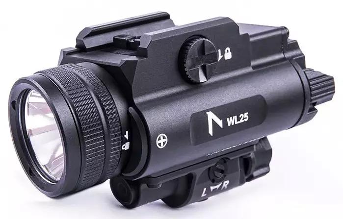 Nextorch WL25 asevalaisin 1200 lumenia 420 m vihreällä laserilla - Asevalaisimet
 - 23751 - 1