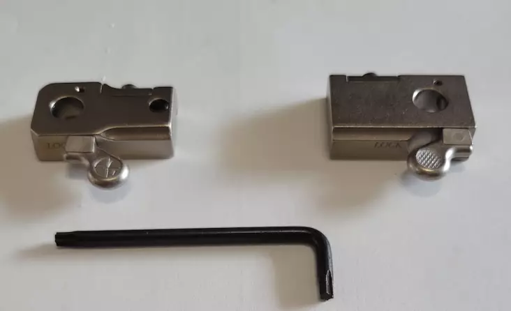 Leupold 2-osainen QR pikajalusta Sakon kiskoon hopea - Sako - 19771 - 1