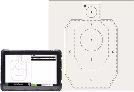 Special Pie laserammuntajärjestelmän lisätaulu IDPA - Kylmäharjoittelu ja ammuntasimulaattorit - 22232 - 1
