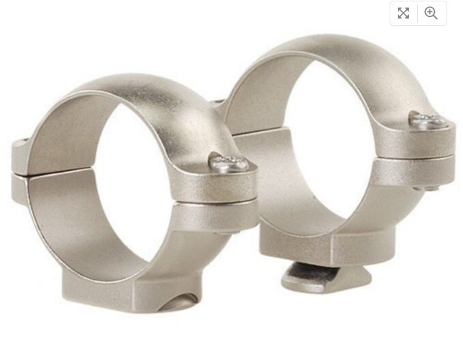 Leupold STD kiikarinrenkaat 1" Low .650" hopea - STD renkaat - 11172 - 1
