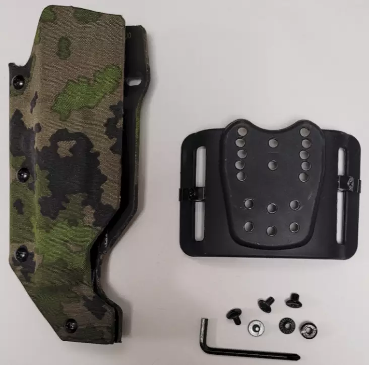 ATSC Pistoolikotelo Warrior M4 SD2 valo- ja äänenvaimenninmalli High Ride M05 NIR oikeankätinen - Valokotelot - 23492 - 1