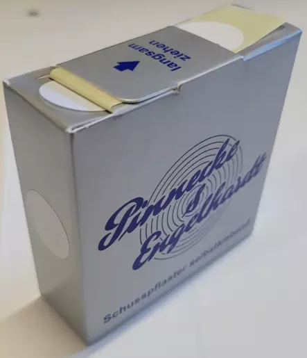 Paikkatarra 19 mm valkoinen 1000 kpl rulla - Paikkatarrat - 19773 - 1