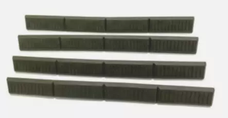 Tikka M-LOK kisko suojapalat 4 kpl FDE - Tikka Ace varusteet ja osat - 23253 - 1