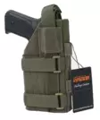 ATSC Pistoolikotelo Warrior M5 Spanker Elite Molle säädettävä yleismalli valoille Ranger Green oikeankätinen - Valokotelot - 23523 - 1