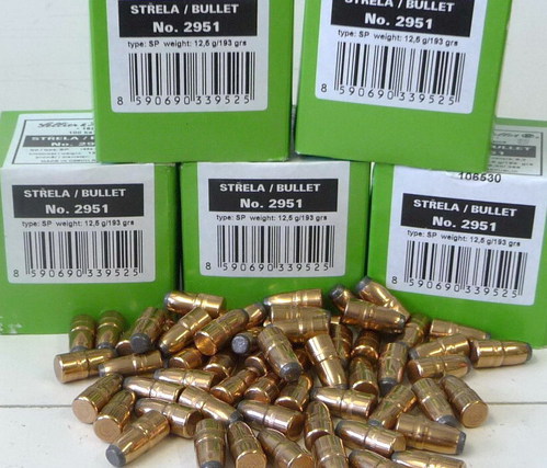 9,3 mm S&B 12,5 g puolivaippa 100 kpl - 9,3 mm (.366) - 12493 - 1