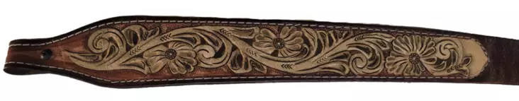 ATSC Cobra asehihna 1" ruskeaa nahkaa - Hihnat - 22293 - 1