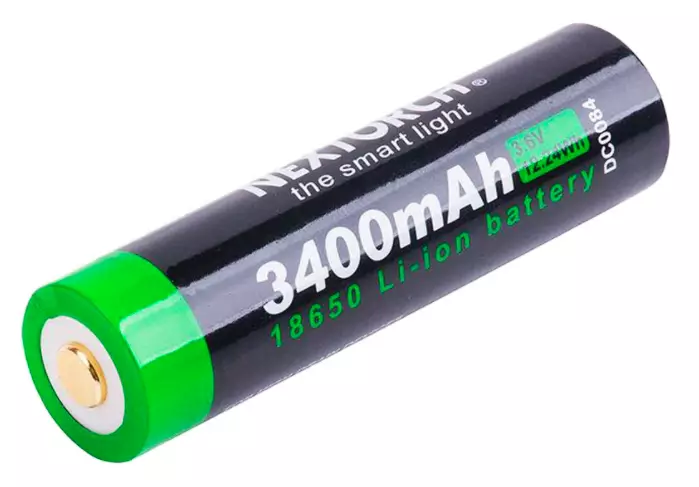 Nextorch DC20030 akku 18650 3400 mAh 3,6 V USB-C - Käsivalaisimet
 - 23553 - 1