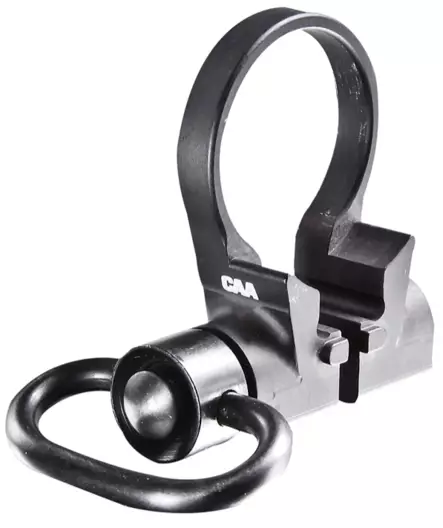 CAA hihnan alumiininen bufferiputkikiinnike QD hihnalenkillä - Hihnalenkit ja -nastat - 17254 - 1