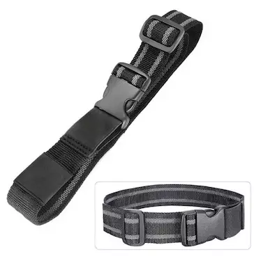 ATSC Pistoolikotelon reisihihna Mid Ride/Low Ride QLS vyökiinnikkeille musta - Koteloiden lisävarusteet - 23464 - 1