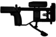 Sako TRG-22/42 taittoperätukki M08, musta - Sako TRG:n varusteet ja osat - 12084 - 1