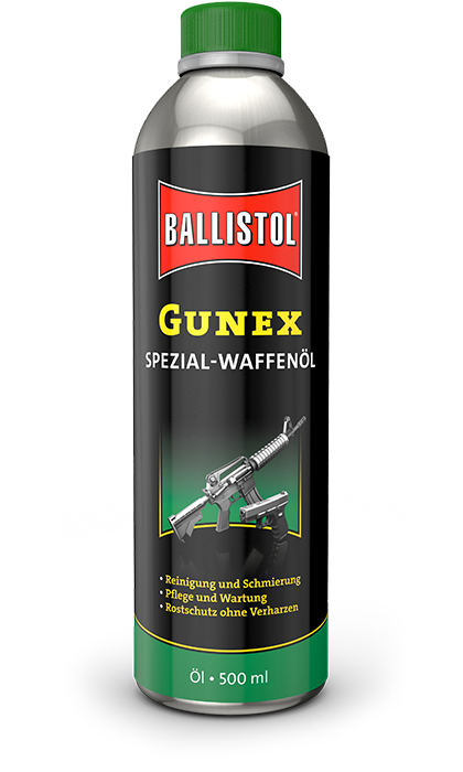 Ballistol Gunex aseöljy 500 ml pullo - Aseöljyt ja rasvat - 13644 - 1