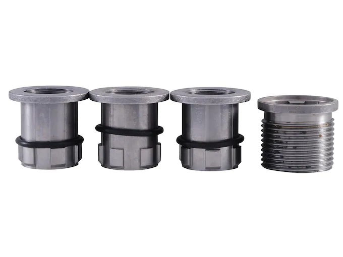 Hornady Lock-N-Load muunnosholkki 1-1/4-12 kierteellä oleviin puristimiin ja 3 Lock-N-Load holkkia - Puristimien tarvikkeet - 10994 - 1
