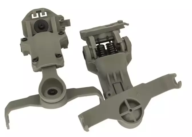 ATSC kypäräadapterit Sordin suojaimille 19mm ARC + Wendy MLok vertikaalikiskoihin Dark Earth - Kypärät ja niiden varusteet - 23654 - 1