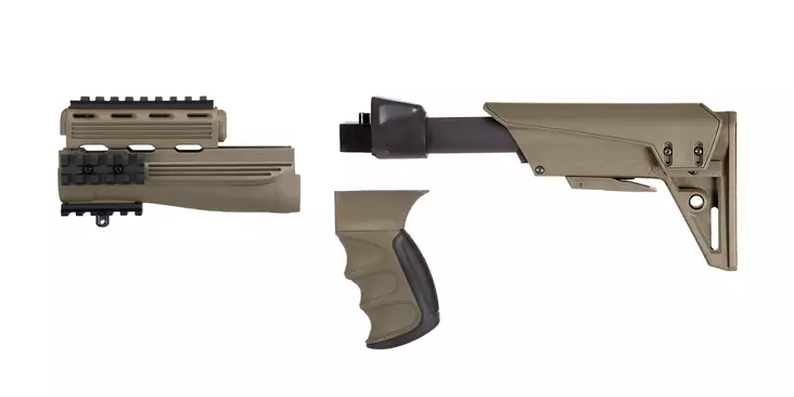 ATI AK-47 Elite TactLite tukki paketti, ruskea - Muut kiväärit - 13174 - 1