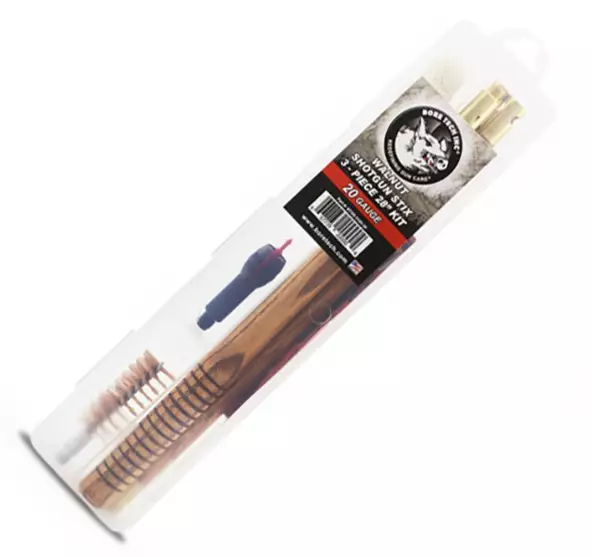 Bore Tech Walnut Shotgun Stix 3-osainen puhdistuspuikko setti 28,5" 20 cal kiinteä - Puhdistuspuikot ja -setit - 22184 - 1