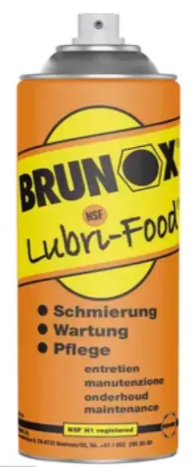 Brunox Lubri-Food öljy 400 ml spray pullo NSF H1 - Teroitusvälineet
 - 23064 - 1
