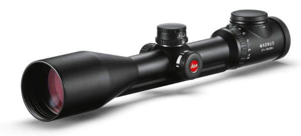 Leica Magnus 2.4-16x56 i valaistulla L-4a ristikolla ja BDC tornilla, kiskokiinnityksellä - Magnus - 18634 - 1