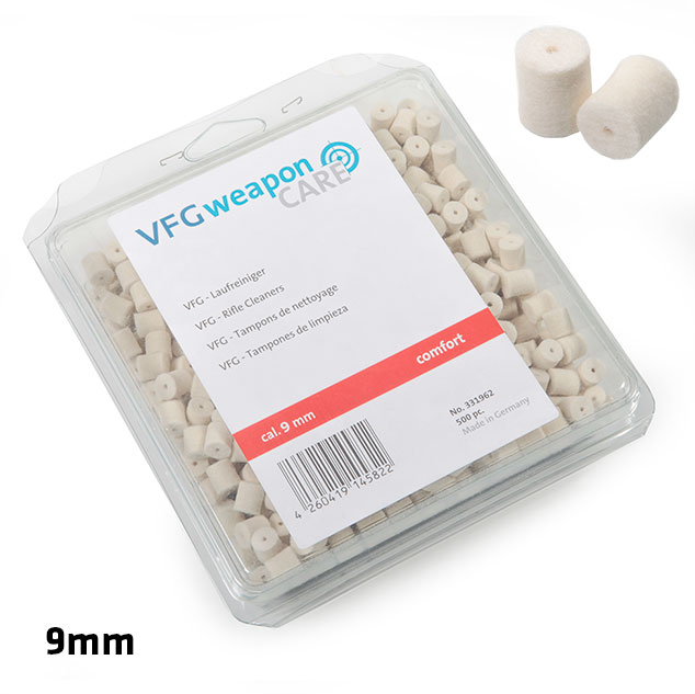 VFG huopatulppa 9 mm 500 kpl - VFG tulpat - 13014 - 1