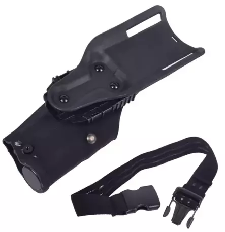 ATSC Pistoolikotelo Warrior M2 Glock 17 / CZ P-10F valomalli Low Ride musta oikeankätinen - Valokotelot - 23175 - 2