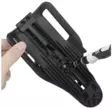 ATSC Pistoolikotelon QLS vyökiinnike Mid Ride musta korkeussäädettävä 3-asentoinen - Koteloiden lisävarusteet - 23185 - 5