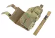 ATSC Pistoolikotelo Warrior M5 Spanker Elite Molle säädettävä yleismalli valoille Multicam oikeankätinen - Valokotelot - 23525 - 7
