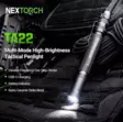 Nextorch TA22 taktinen valaisin 850 lumenia 95 m kynämalli - Käsivalaisimet
 - 23085 - 16