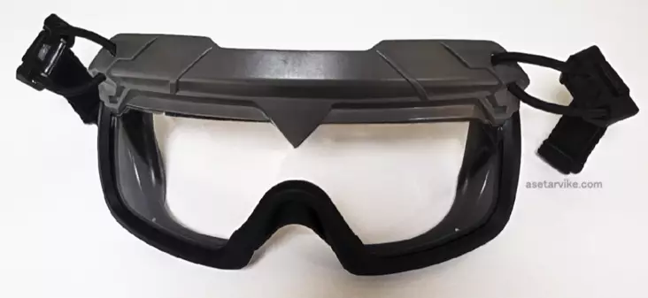 MBP TacVisor ARC suojalasit kypärään vihreä, 3 mm kirkas linssi - Kypärät ja niiden varusteet - 23625 - 1