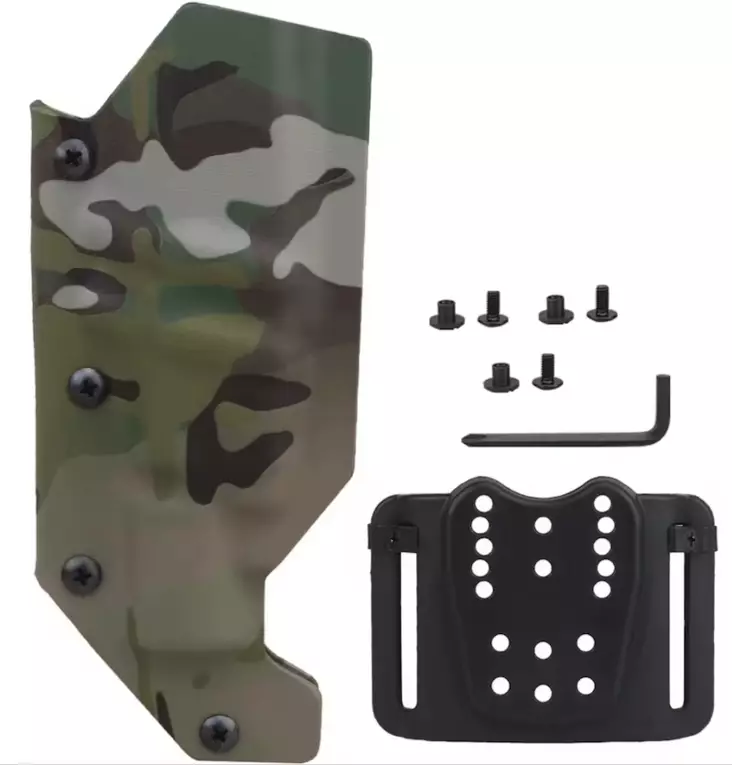 ATSC Pistoolikotelo Warrior M4 SD2 valo- ja äänenvaimenninmalli High Ride Multicam oikeankätinen - Valokotelot - 23485 - 1