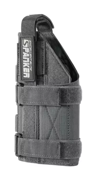 ATSC Pistoolikotelo Warrior M5 Spanker Elite Molle säädettävä yleismalli valoille harmaa vasenkätinen - Valokotelot - 23535 - 1