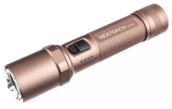 Nextorch P80 taktinen valaisin 1600 lumenia 140 m Wolf Brown - Käsivalaisimet
- 22285 - 1