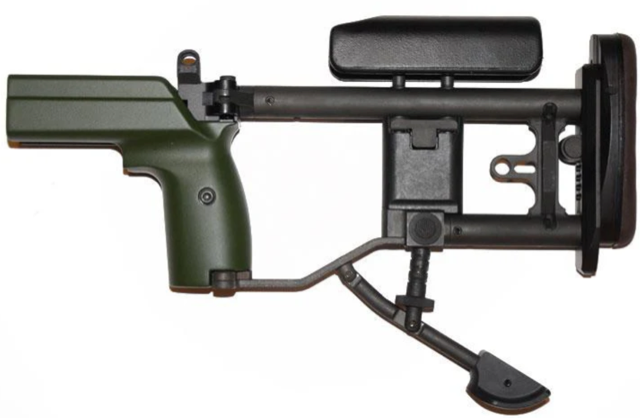 Sako TRG-22/42 taittoperätukki M08, vihreä - Sako TRG:n varusteet ja osat - 12085 - 1