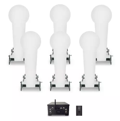 Special Pie RC maalitaulujärjestelmä terästauluille 6 kpl setti - Reagoivat taulut - 23715 - 1