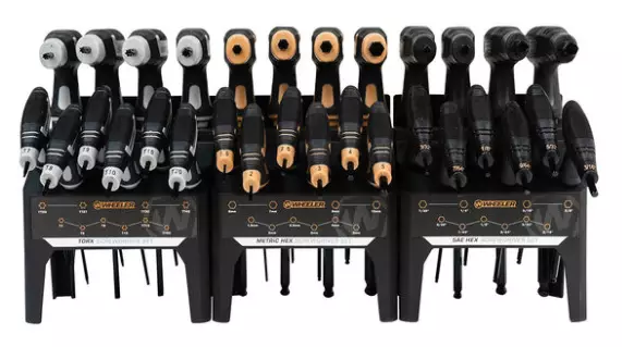 Wheeler Engineering tuuma- ja millimetrikuusikulma ja torx meisselisetti - Asesepäntyökalut - 13705 - 1