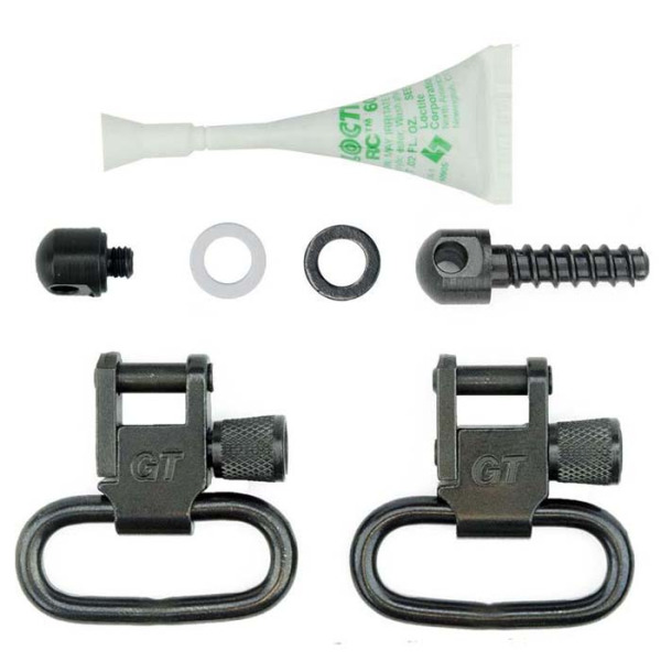 Grovtec hihnalenkkisarja 1" Mossberg 500, musta - Hihnalenkit ja -nastat - 13856 - 1