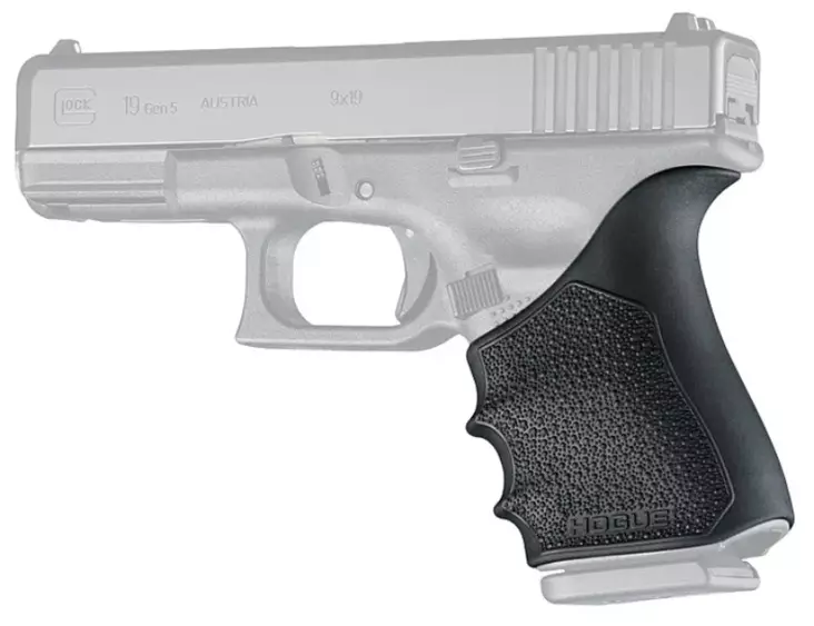 Hogue Hand-All kumikahva Beaver-Tail Glock 19 - Pistoolin ja revolverin kahvat - 23076 - 1
