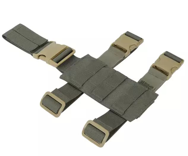 ATSC Pistoolikotelo Warrior M5 Spanker Elite Molle:n reisitelakka Ranger Green oikea/vasen - Valokotelot - 23536 - 1